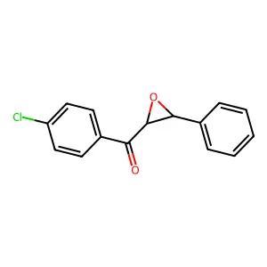 (4-Chlorophenyl)(3-phenyloxiran-2-yl)methanone structure