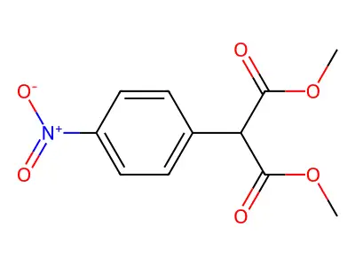 Dimethyl 2-(4-nitrophenyl)malonate structure