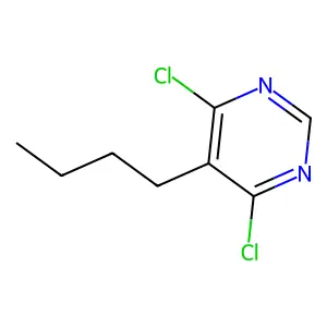 5-Butyl-4,6-dichloropyrimidine structure