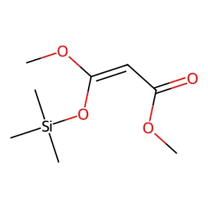 2-Propenoic acid, 3-methoxy-3-[(trimethylsilyl)oxy]-, methyl ester structure