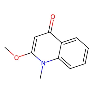 2-Methoxy-1-methyl-4-quinolone structure