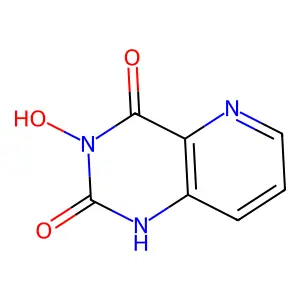 3-Hydroxypyrido(3,2-d)pyrimidine-2,4(1H,3H)-dione structure