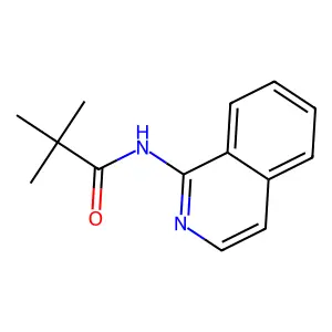 N-isoquinolin-1-yl-2,2-dimethylpropanamide structure