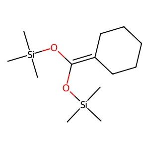 Silane, [cyclohexylidene[(trimethylsilyl)oxy]methoxy]trimethyl- structure