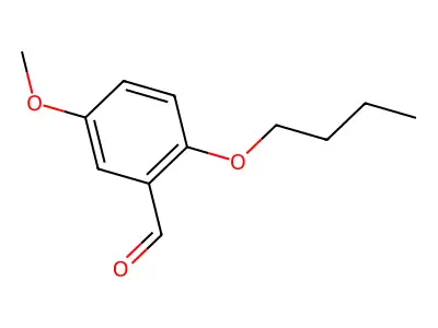 Benzaldehyde, 2-butoxy-5-methoxy- structure