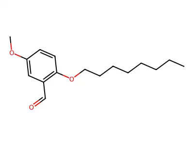 Benzaldehyde, 5-methoxy-2-(octyloxy)- structure