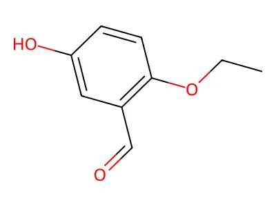 Ethoxy-5-hydroxybenzaldehyde structure