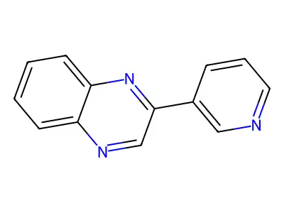 2-(3-Pyridinyl)quinoxaline structure
