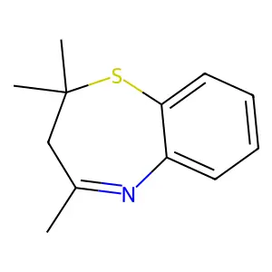 2,2,4-Trimethyl-2,3-dihydro-1,5-benzothiazepine structure