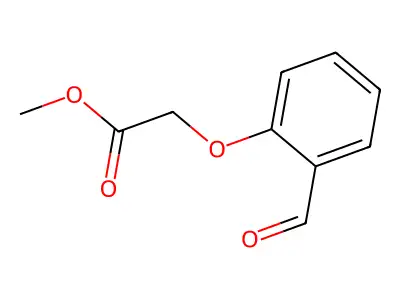 Methyl 2-(2-formylphenoxy)acetate structure