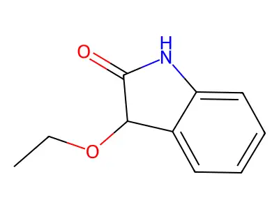 3-Ethoxy-1,3-dihydroindol-2-one structure