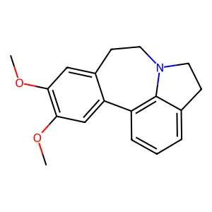 10,11-Dimethoxy-4,5,7,8-tetrahydroindolo[7,1-ab][3]benzazepine structure