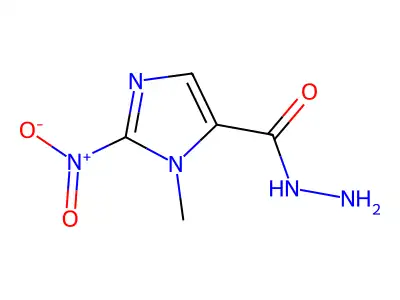 3-Methyl-2-nitroimidazole-4-carbohydrazide structure