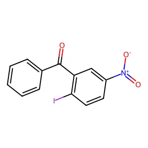 (2-Iodo-5-nitro-phenyl)-phenyl-methanone structure