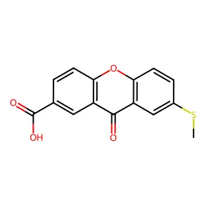 7-甲硫基呫吨酮-2-甲酸 structure