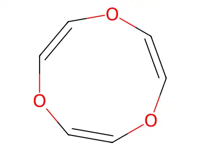1,4,7-Trioxonine structure