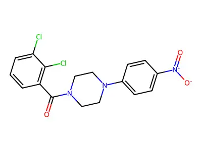 1-(2,3-Dichlorobenzoyl)-4-(4-nitrophenyl)piperazine structure