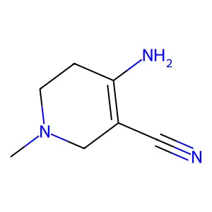 4-Amino-1-methyl-1,2,5,6-tetrahydropyridine-3-carbonitrile structure