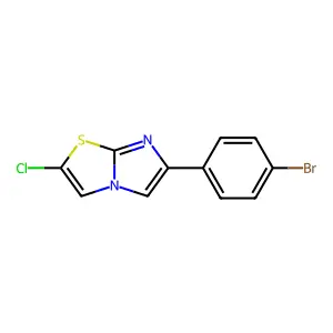 6-(4-Bromophenyl)-2-chloro-imidazo[2,1-b]thiazole structure