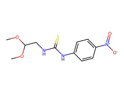 1-(2,2-Dimethoxyethyl)-3-(4-nitrophenyl)thiourea structure