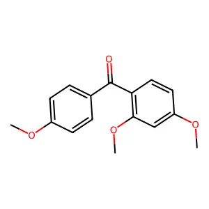 (2,4-Dimethoxyphenyl)(4-methoxyphenyl)methanone structure