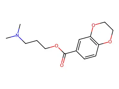 3-(Dimethylamino)propyl 2,3-dihydro-1,4-benzodioxine-6-carboxylate structure