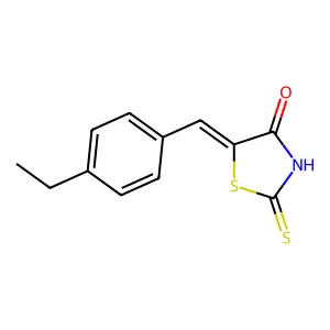 5-(4-Ethylbenzylidene)-2-thioxothiazolidin-4-one structure