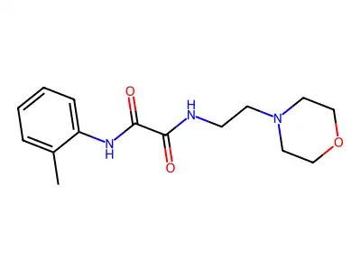 N-(2-methylphenyl)-N'-[2-(morpholin-4-yl)ethyl]ethanediamide structure