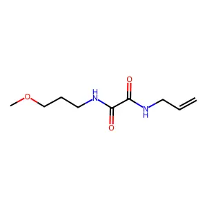 N-(3-methoxypropyl)-N'-(prop-2-en-1-yl)ethanediamide structure