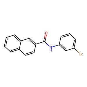 N-(3-溴苯基)萘-2-甲酰胺 structure