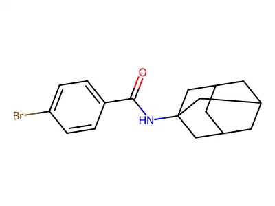 N-(Adamantan-1-yl)-4-bromobenzamide structure