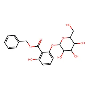 Benzyl 2-O-Beta-D-Glucopyranosyl-2,6-Dihydroxybenzoate structure
