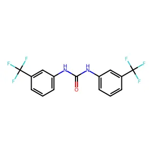 N,N'-Di-(m-trifluoromethylphenyl)urea structure