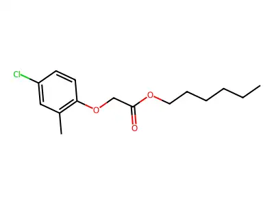 Hexyl (4-chloro-2-methylphenoxy)acetate structure