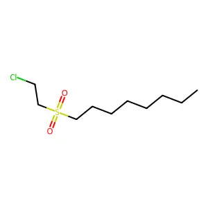 1-(2-Chloroethylsulfonyl)octane structure