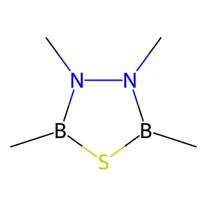 1,3,4,2,5-Thiadiazadiborolidine, 2,3,4,5-tetramethyl- structure