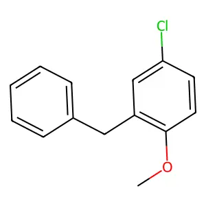 2-Benzyl-4-chloro-1-methoxybenzene structure