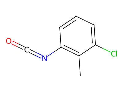 1-Chloro-3-isocyanato-2-methylbenzene structure