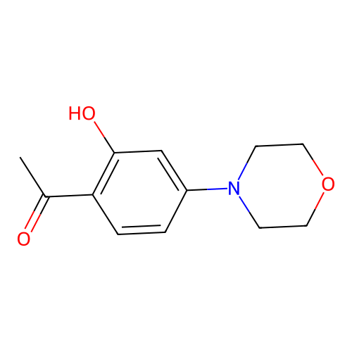 1-(2-Hydroxy-4-morpholin-4-ylphenyl)ethanone structure