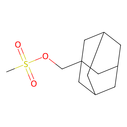 1-Adamantylmethyl methanesulfonate structure