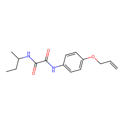 N-(butan-2-yl)-N'-[4-(prop-2-en-1-yloxy)phenyl]ethanediamide structure