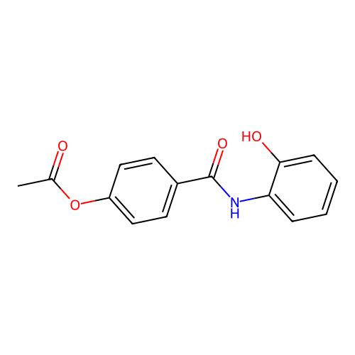 4-[(2-Hydroxyphenyl)carbamoyl]phenyl acetate structure