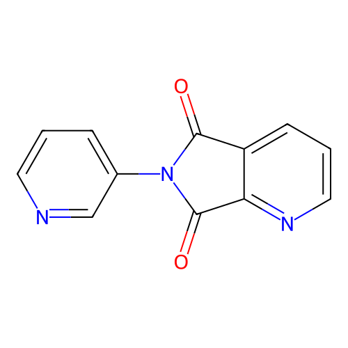 6-(pyridin-3-yl)-5H-pyrrolo[3,4-b]pyridine-5,7(6H)-dione structure