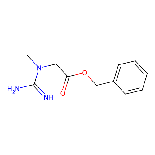 N-(Aminoiminomethyl)-N-methyl-phenylmethylglycine Ester structure