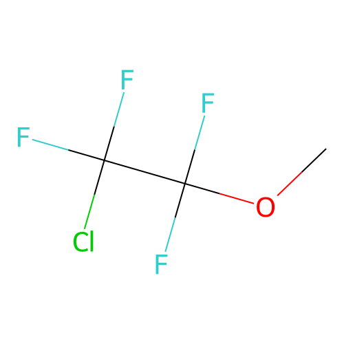 Ethane, 1-chloro-1,1,2,2-tetrafluoro-2-methoxy- structure