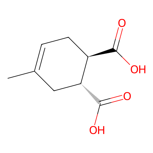 (1R,2R)-4-methylcyclohex-4-ene-1,2-dicarboxylic acid structure