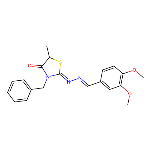 C20H21N3O3S structure