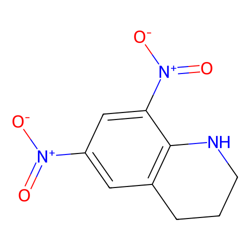 6,8-Dinitro-1,2,3,4-tetrahydroquinoline structure
