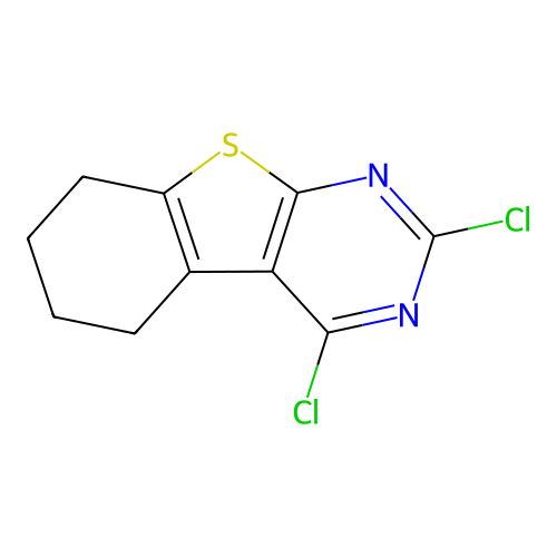 2,4-Dichloro-5,6,7,8-tetrahydro[1]benzothieno[2,3-d]pyrimidine structure