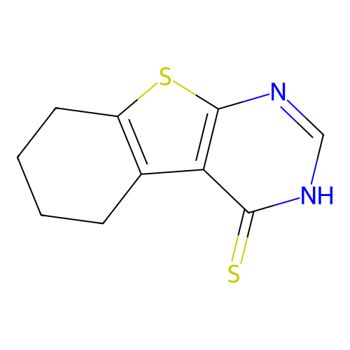 5,6,7,8-Tetrahydro[1]benzothieno[2,3-d]pyrimidine-4(3H)-thione structure